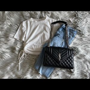 Zara Self-Tie Cropped Top